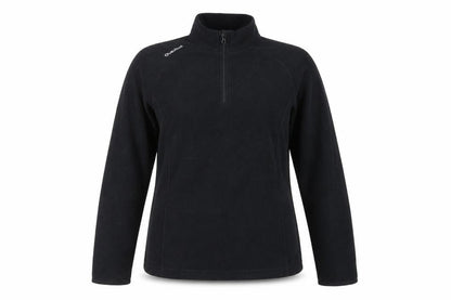 Decathlon Womens Black Polyester Pullover Sweatshirt Size M Zip