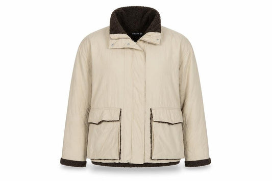 Womens UK Size 12 PRETTYLITTLETHING Beige Jacket