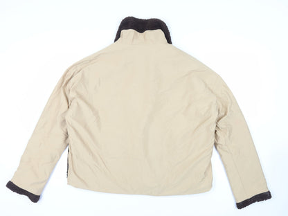 Womens UK Size 12 PRETTYLITTLETHING Beige Jacket