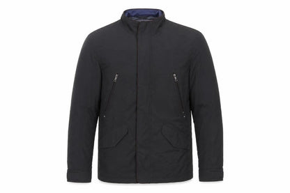 Marks & Spencer Mens Black Jacket Size M Zip - Zipped Pockets