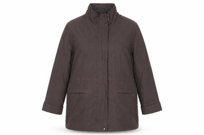 Debenhams Womens Brown Jacket Size 18 Zip - Zipped Pockets
