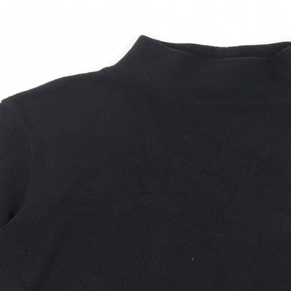 Cotton Traders Womens Black Polyester Pullover Sweatshirt Size 16 Pullover