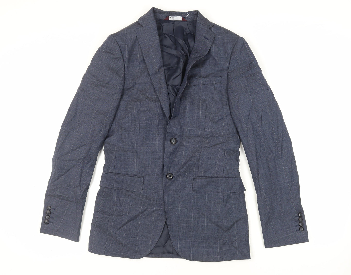 Mens UK Size 36 Marks and Spencer Regular Blue Suit Jacket