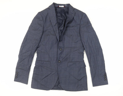 Mens UK Size 36 Marks and Spencer Regular Blue Suit Jacket
