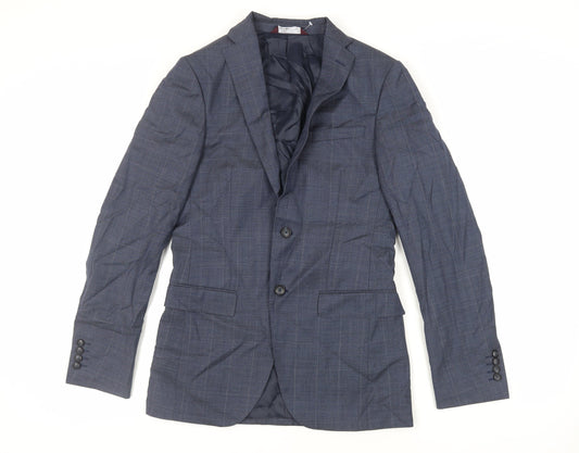 Mens UK Size 36 Marks and Spencer Regular Blue Suit Jacket