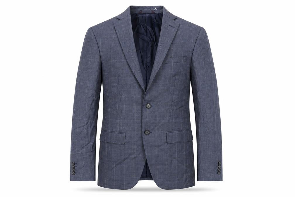 Mens UK Size 36 Marks and Spencer Regular Blue Suit Jacket