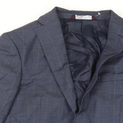 Mens UK Size 36 Marks and Spencer Regular Blue Suit Jacket