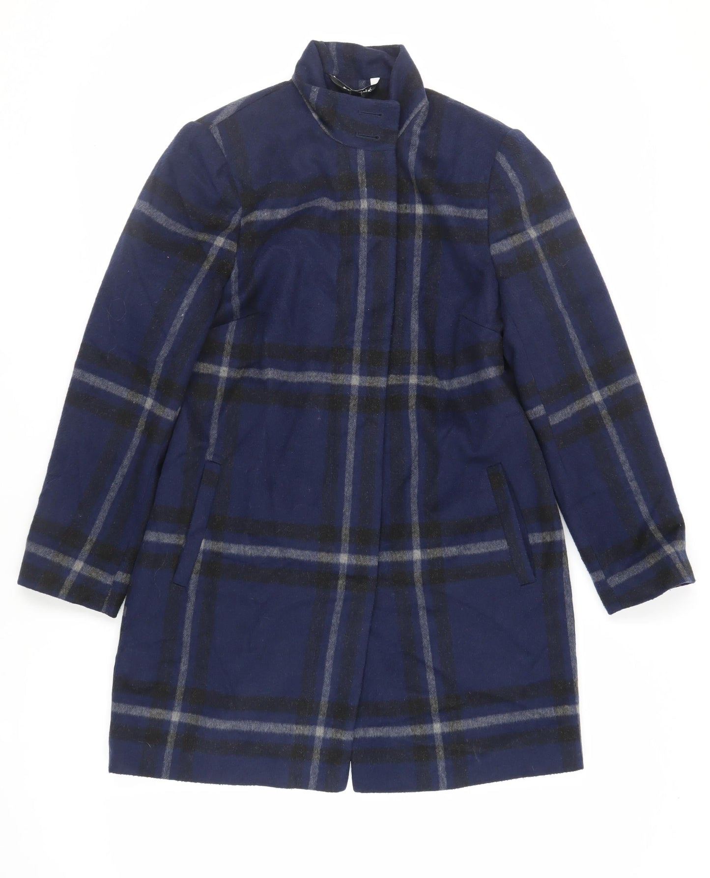 Womens UK Size 12 Bonmarché Blue Pea Coat