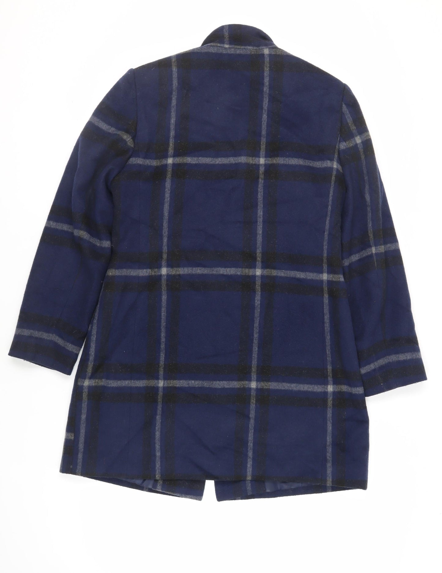 Womens UK Size 12 Bonmarché Blue Pea Coat