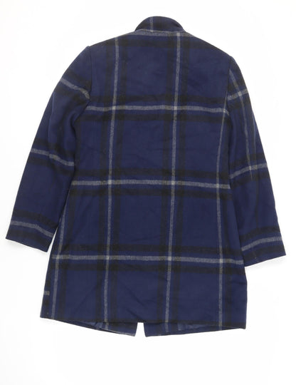 Womens UK Size 12 Bonmarché Blue Pea Coat
