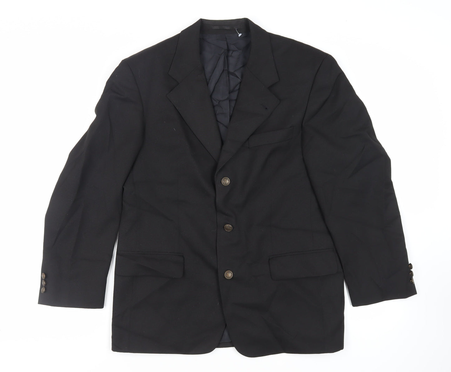 Mens UK Size 38 Canda Regular Black Suit Jacket