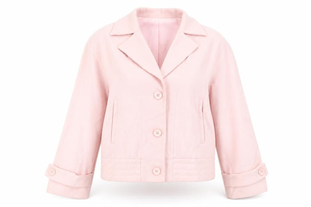 Womens UK Size 10 PRETTYLITTLETHING Pink Jacket
