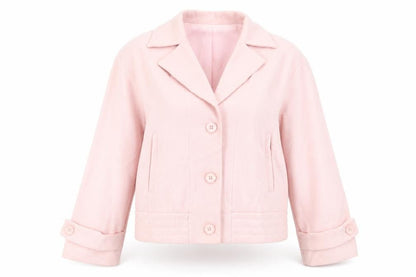 Womens UK Size 10 PRETTYLITTLETHING Pink Jacket