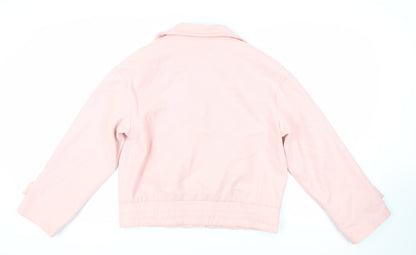 Womens UK Size 10 PRETTYLITTLETHING Pink Jacket
