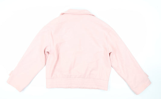 Womens UK Size 10 PRETTYLITTLETHING Pink Jacket
