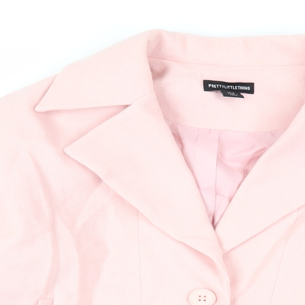 Womens UK Size 10 PRETTYLITTLETHING Pink Jacket