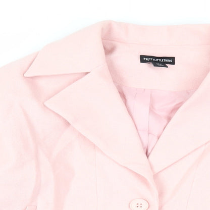 Womens UK Size 10 PRETTYLITTLETHING Pink Jacket