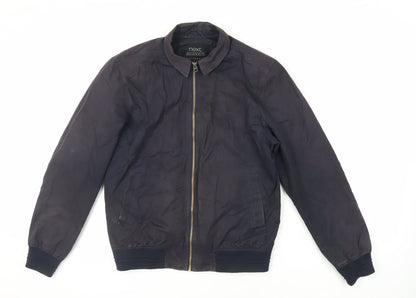 Mens UK Size M NEXT Black Bomber Jacket