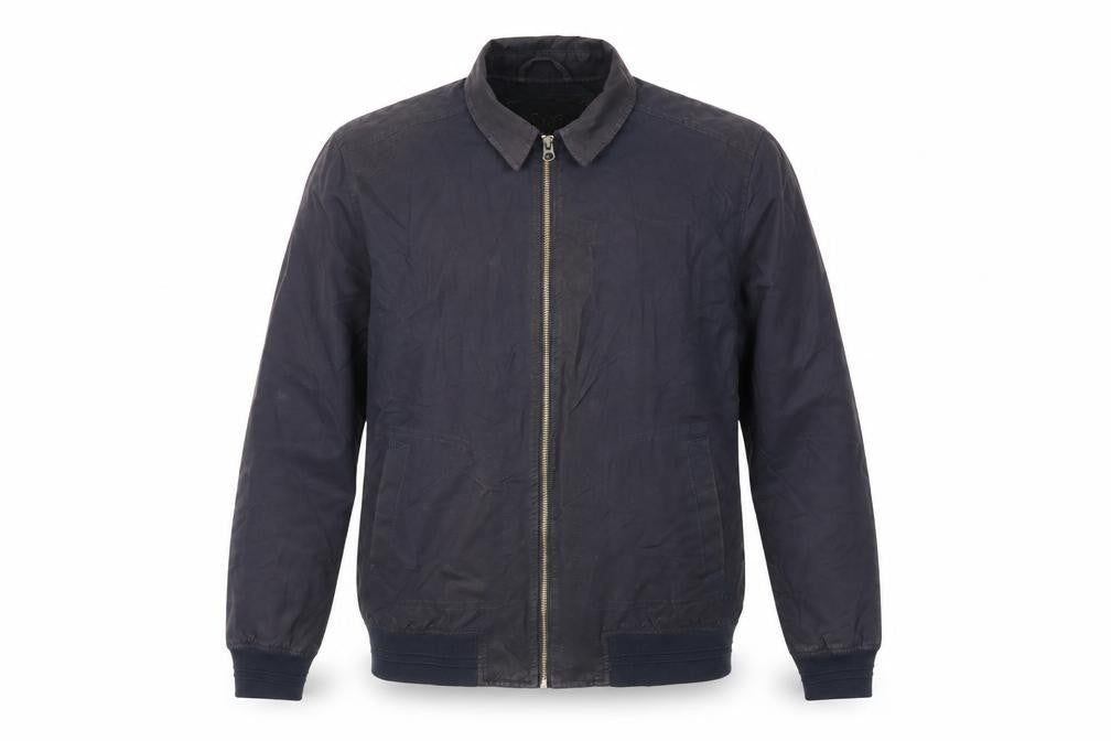 Next Mens Black Bomber Jacket Jacket Size M Zip
