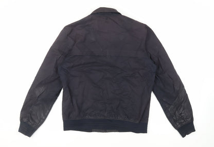 Mens UK Size M NEXT Black Bomber Jacket