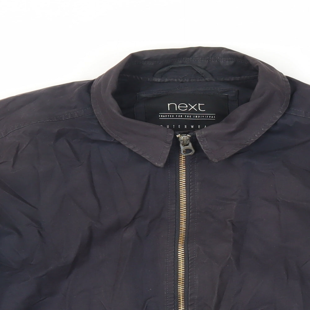Mens UK Size M NEXT Black Bomber Jacket