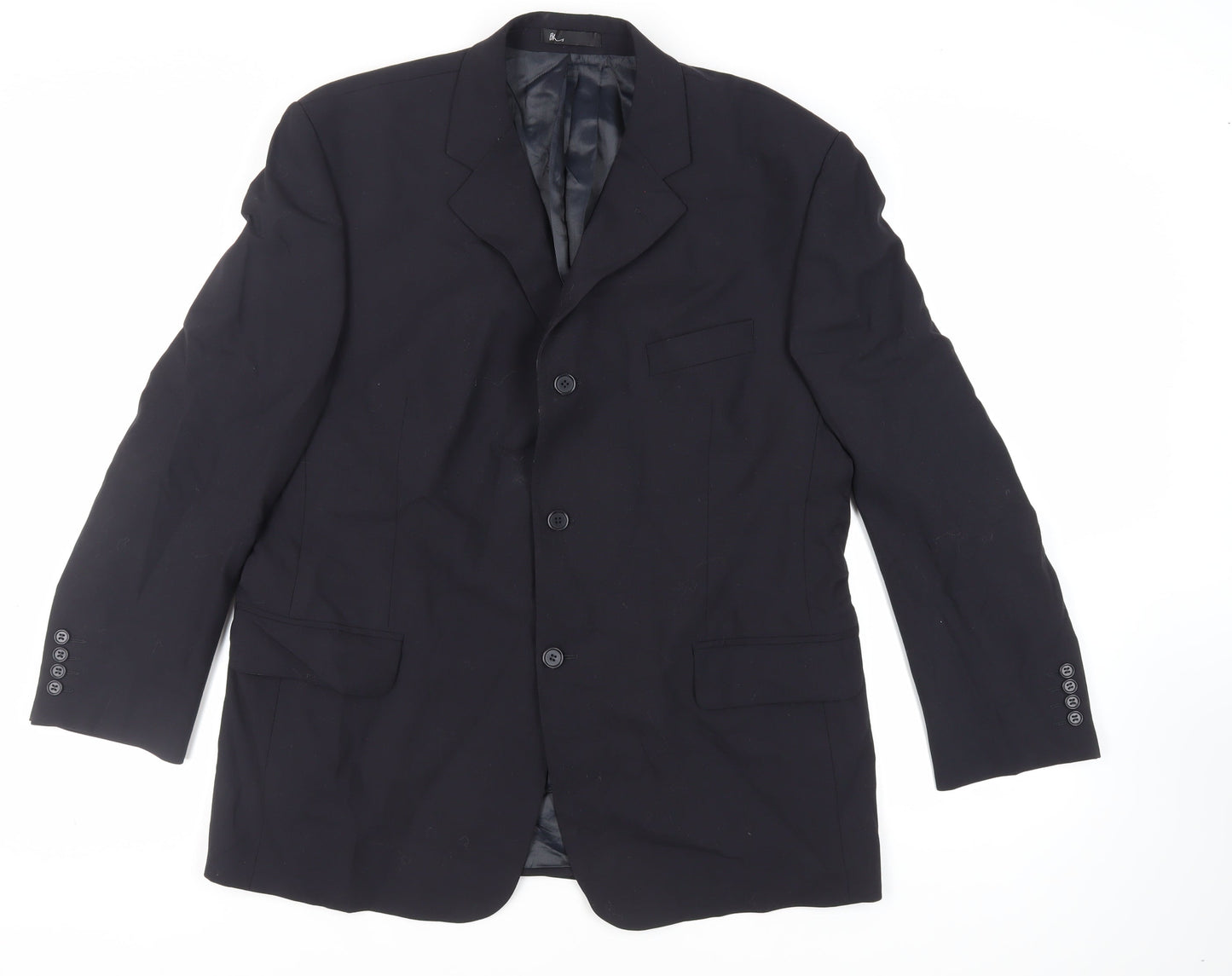 Mens UK Size 44 BHS Regular Black Suit Jacket