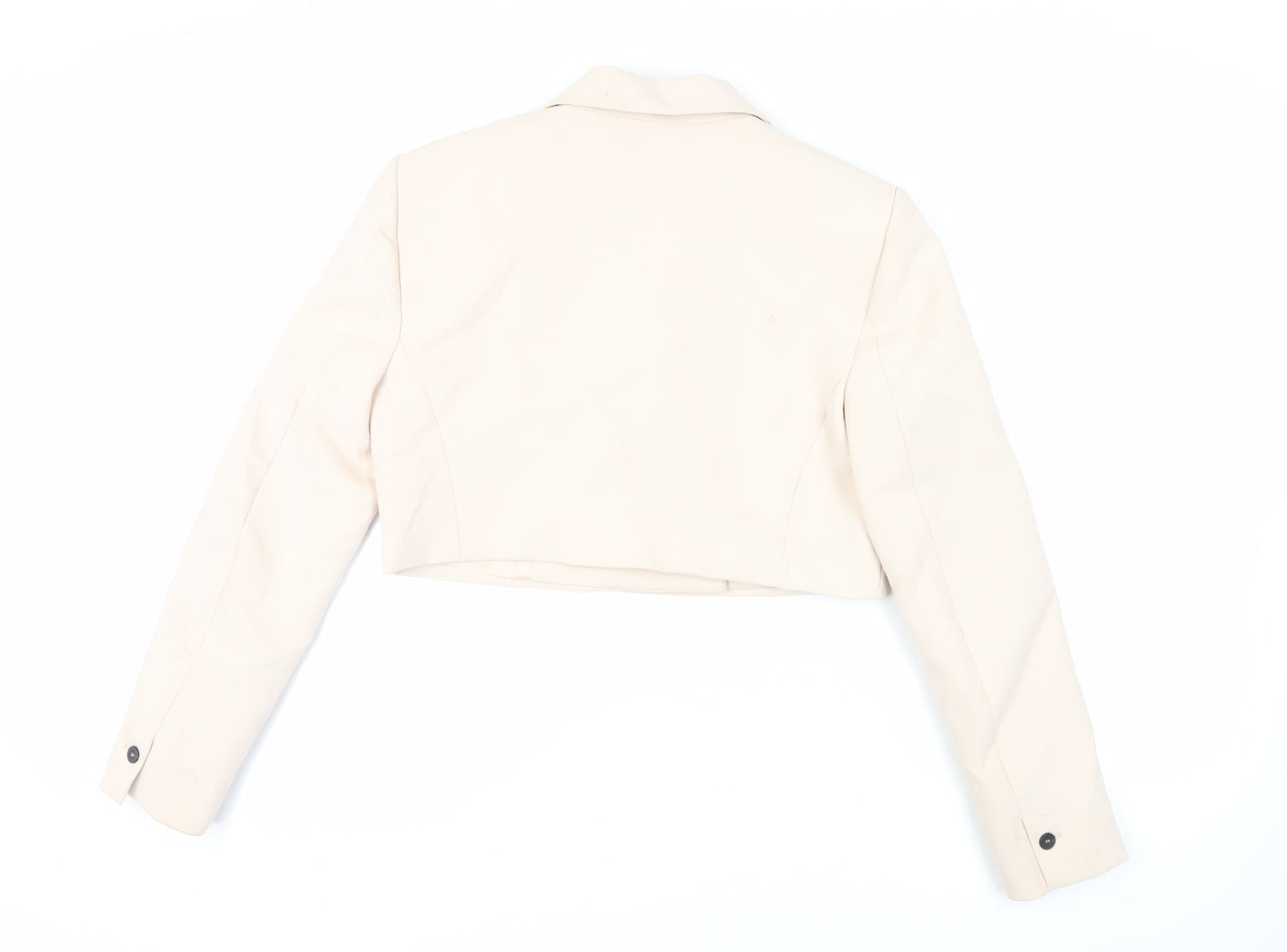 Womens UK Size M Zara Beige Jacket