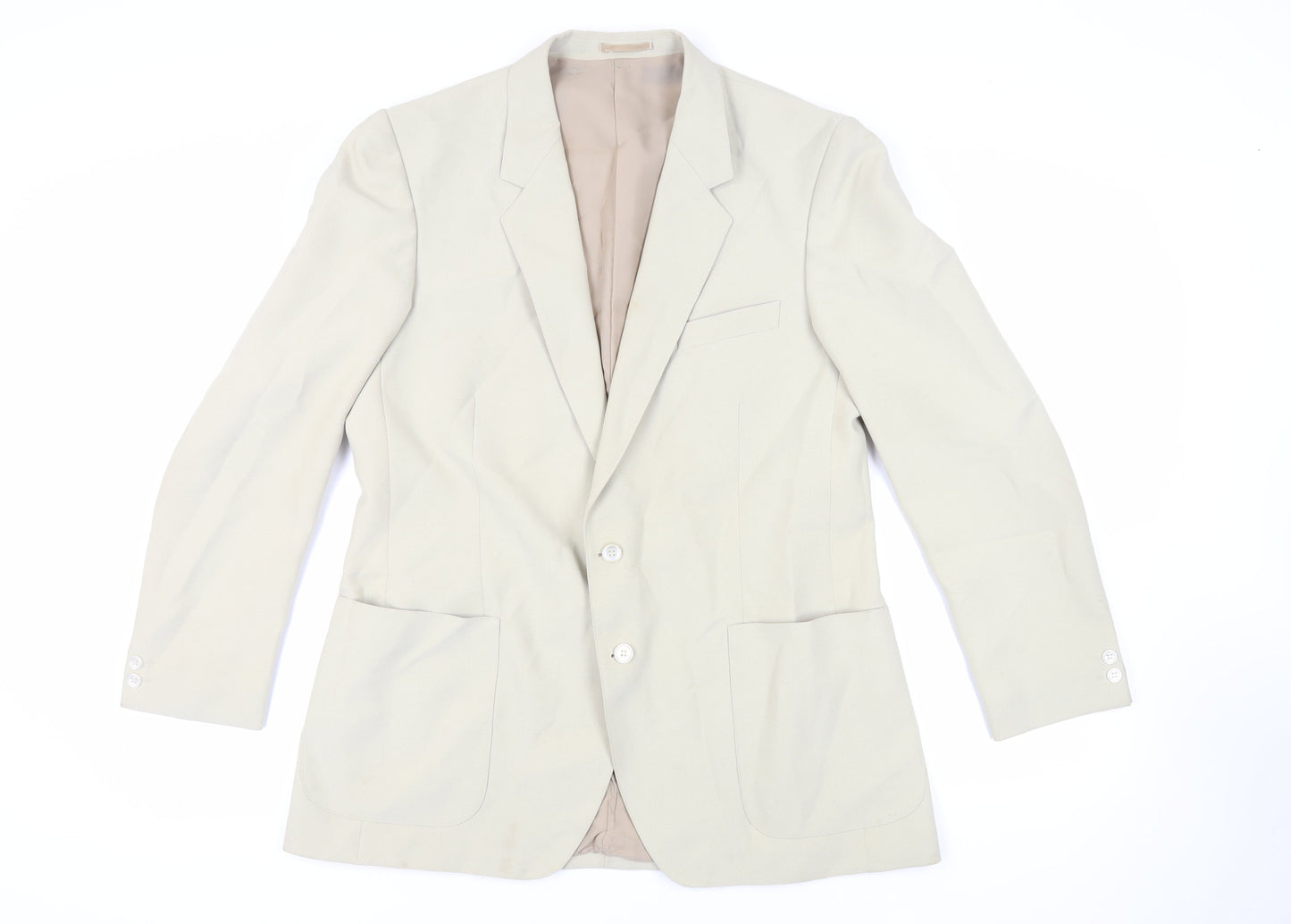Honorbilt Mens Green Polyester Jacket Blazer Size 44 Regular