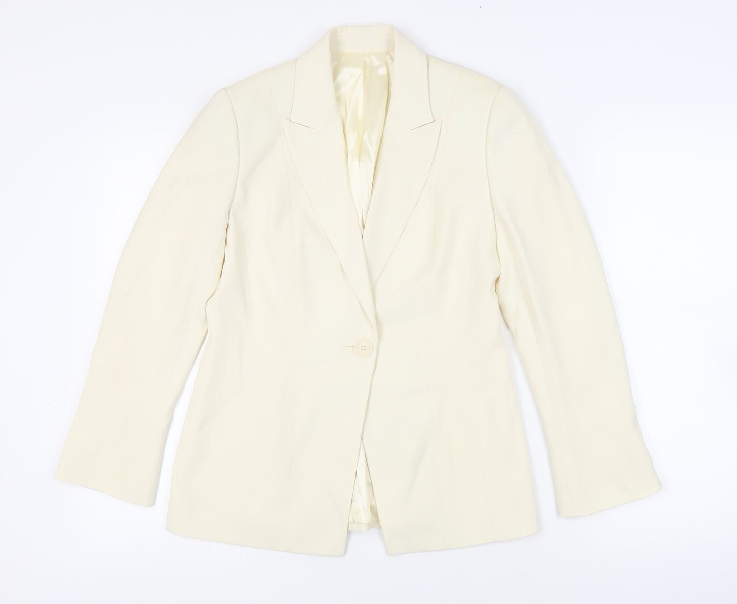 Womens UK Size 10 NEXT Ivory Jacket