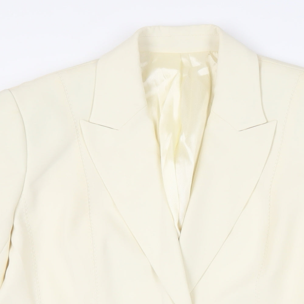 Womens UK Size 10 NEXT Ivory Jacket