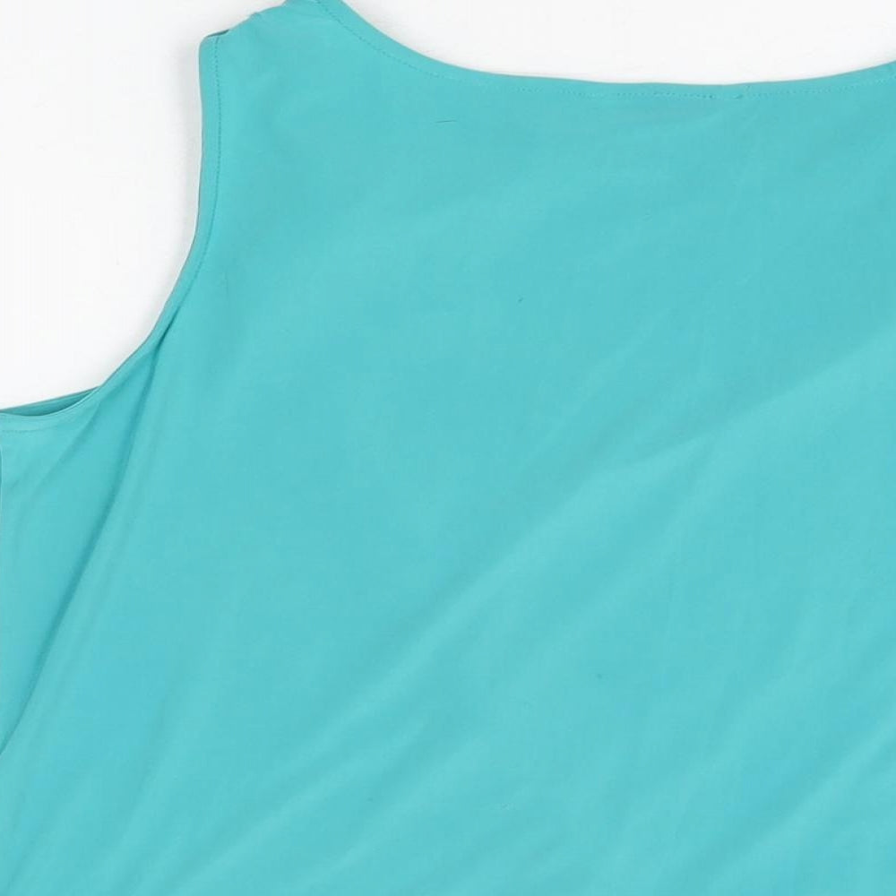 Womens UK Size L Klass Blue Basic T-Shirt