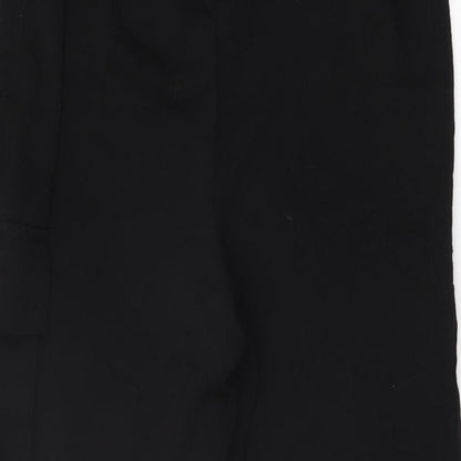 New Look Womens Black Polyester Trousers Size 8 L27.5 in Regular Drawstring