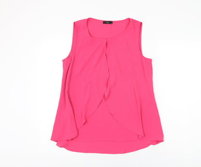 Womens UK Size 10 M&Co Pink Basic Blouse