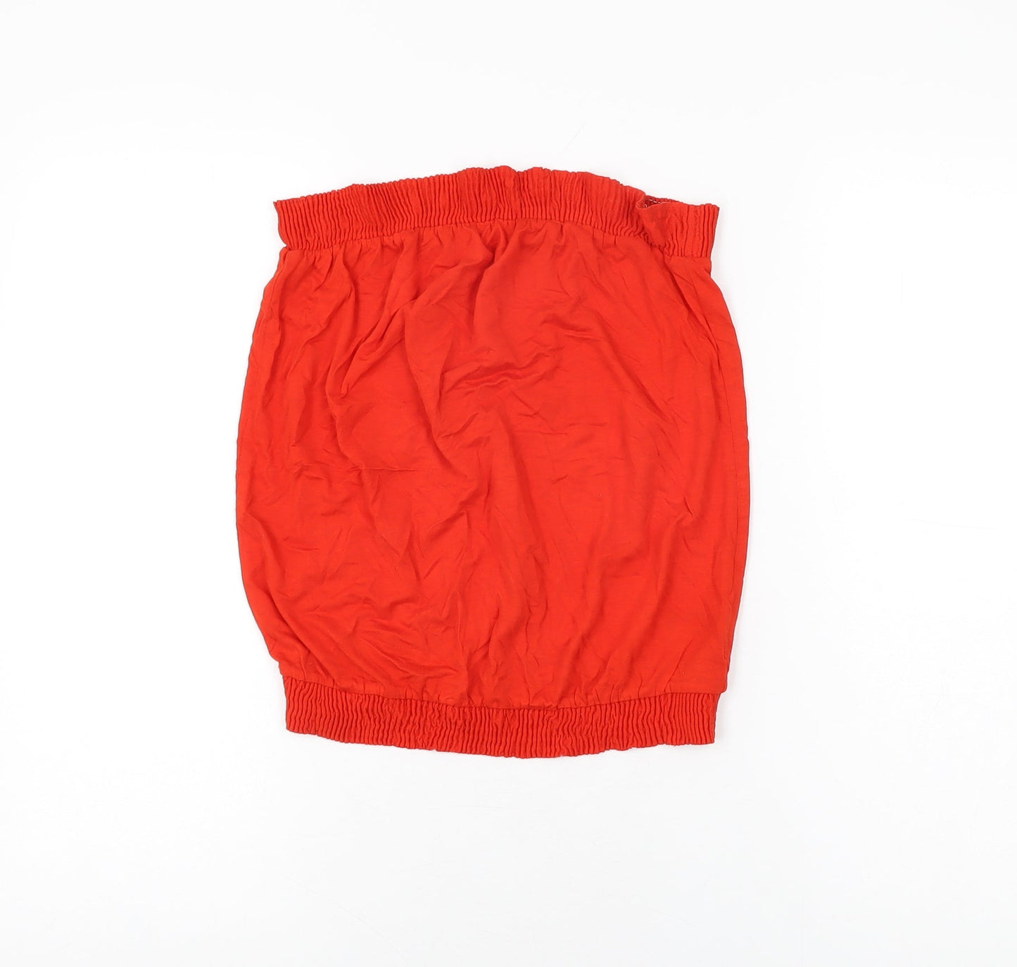 Womens UK Size 10 NEXT Red Basic T-Shirt