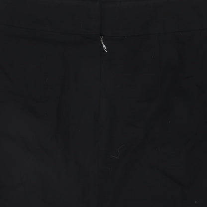 Betty Barclay Womens Black Viscose Straight & Pencil Skirt Size 14 Zip