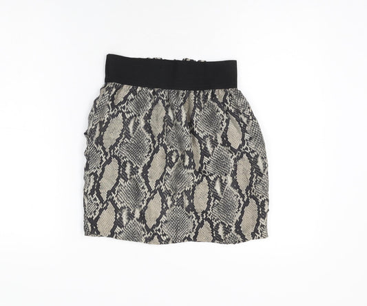 Womens UK Size XS Zara Mini  Skirt