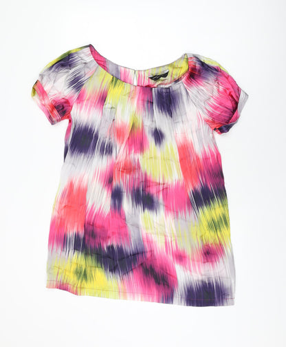 Womens UK Size 14 Dorothy Perkins Multicoloured Basic T-Shirt