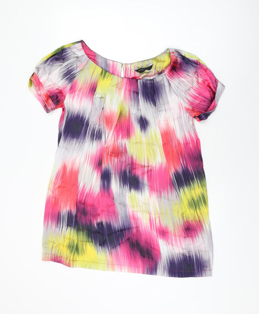 Womens UK Size 14 Dorothy Perkins Multicoloured Basic T-Shirt