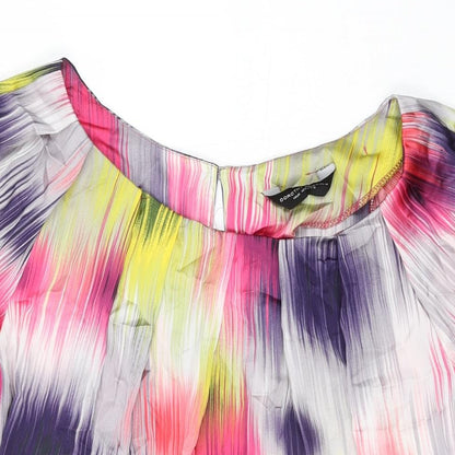 Womens UK Size 14 Dorothy Perkins Multicoloured Basic T-Shirt