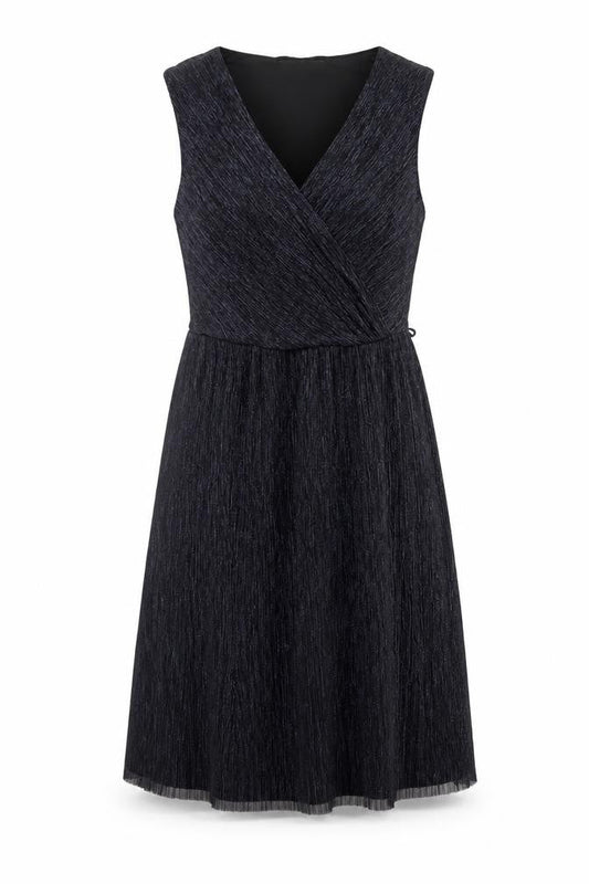 Billie & Blossom Womens Black Polyester A-Line Size 14 V-Neck Pullover