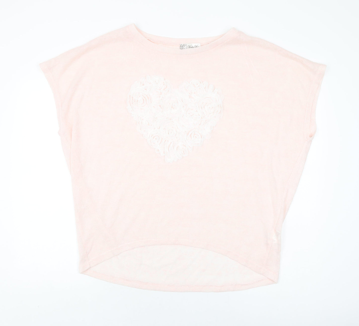 Womens UK Size M Vouley Vous Pink Basic T-Shirt