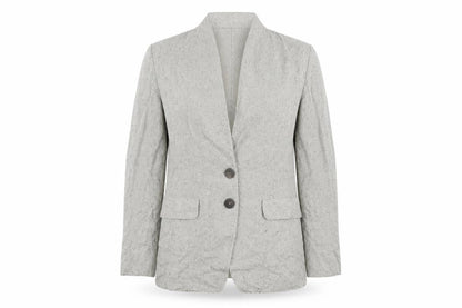 Synonyme Womens Beige Jacket Size 12 Button