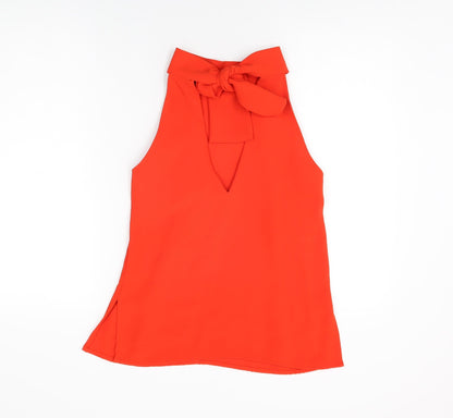 Womens UK Size 8 NEXT Red Basic Blouse