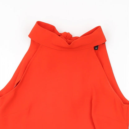 Womens UK Size 8 NEXT Red Basic Blouse