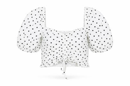 Womens UK Size 8 ASOS White Cropped T-Shirt