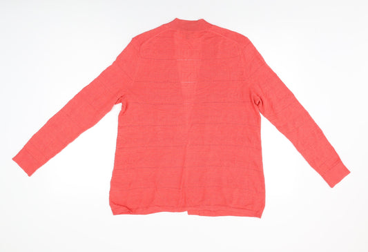 Womens UK Size L Talbots Pink Cardigan Jumper