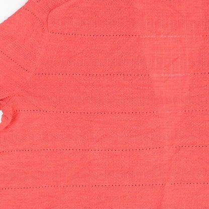 Womens UK Size L Talbots Pink Cardigan Jumper