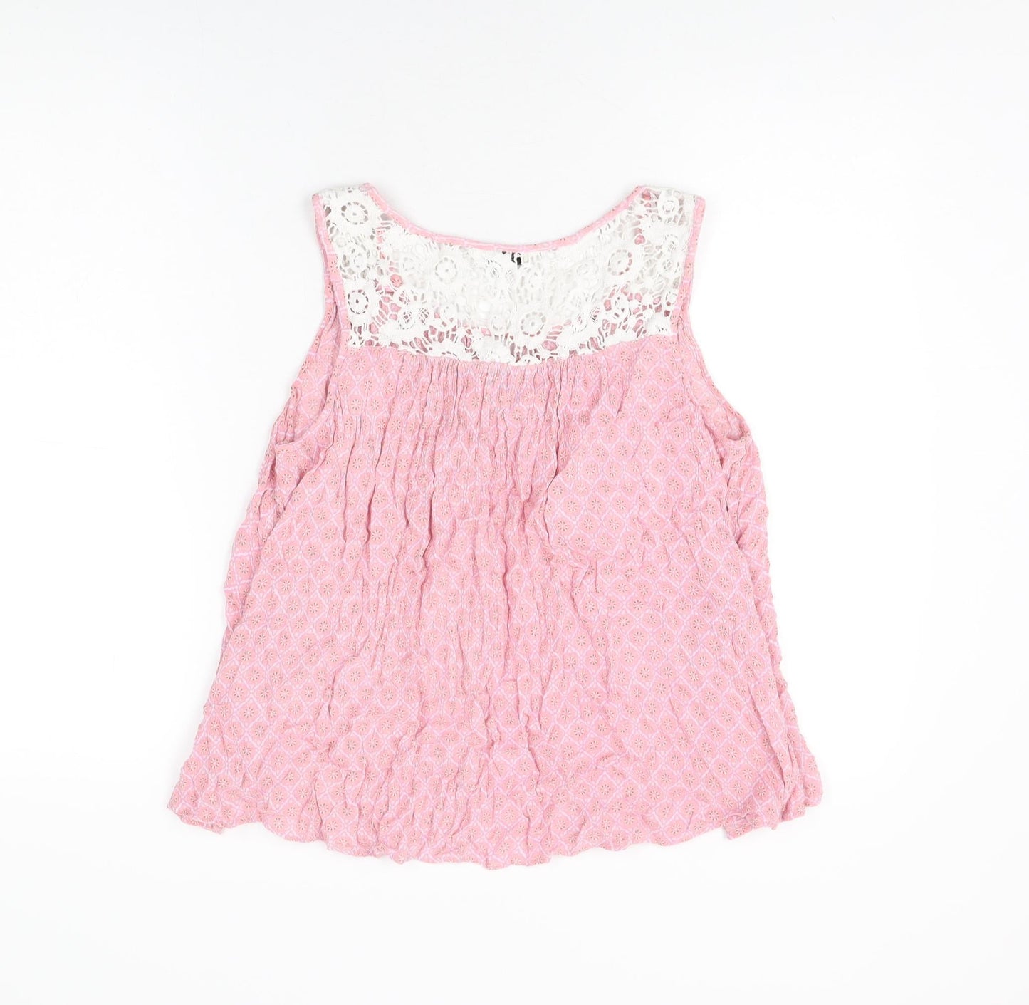 Womens UK Size 10 NEXT Pink Basic T-Shirt