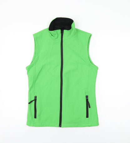 Womens UK Size XS Result Core Green Gilet