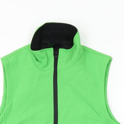 Womens UK Size XS Result Core Green Gilet